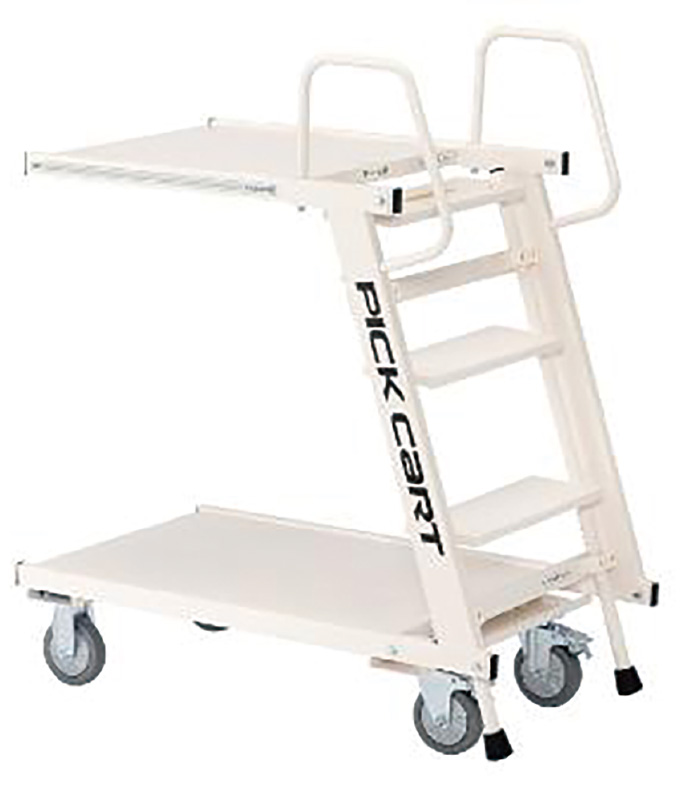 ステップ付き2段台車 ピックカート