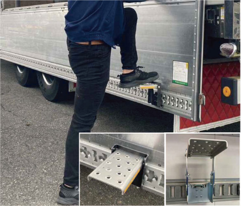 コンパクト荷台昇降設備