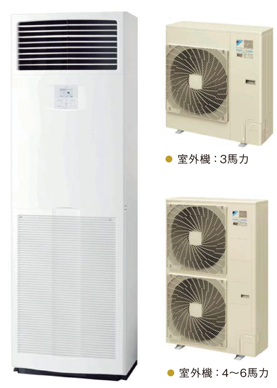 エアコン 床置型/天吊型/壁掛型